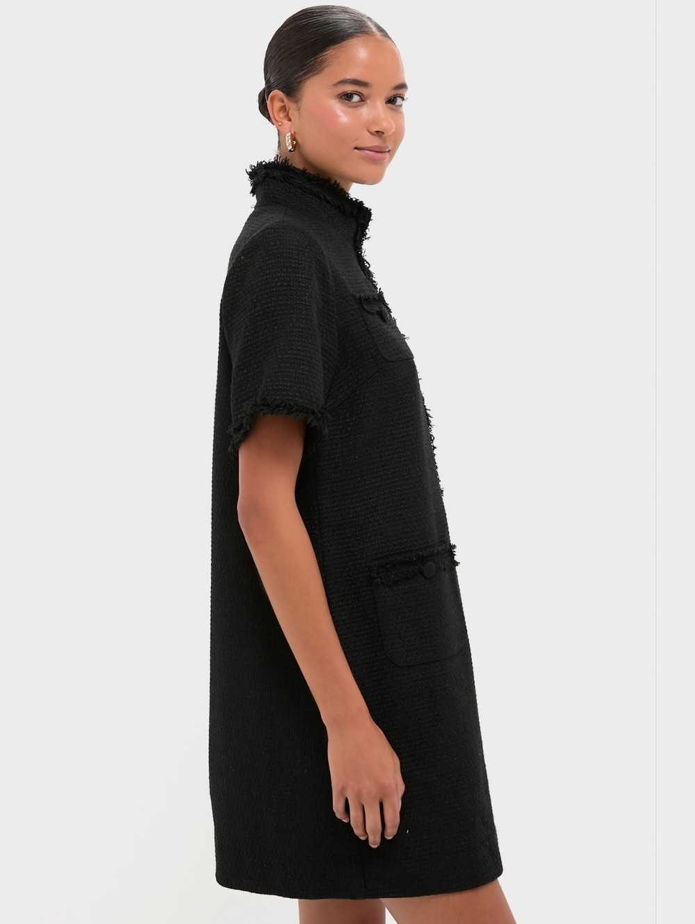 NWT Pomander Place Black Tweed Ophelia Dress Size XXL - Picture 6 of 11